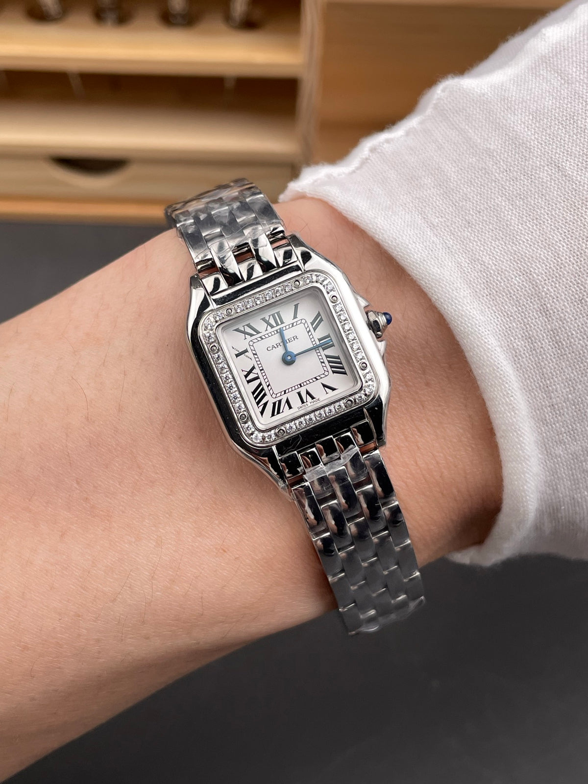 Panthere de Cartier Small Diamond Bezel