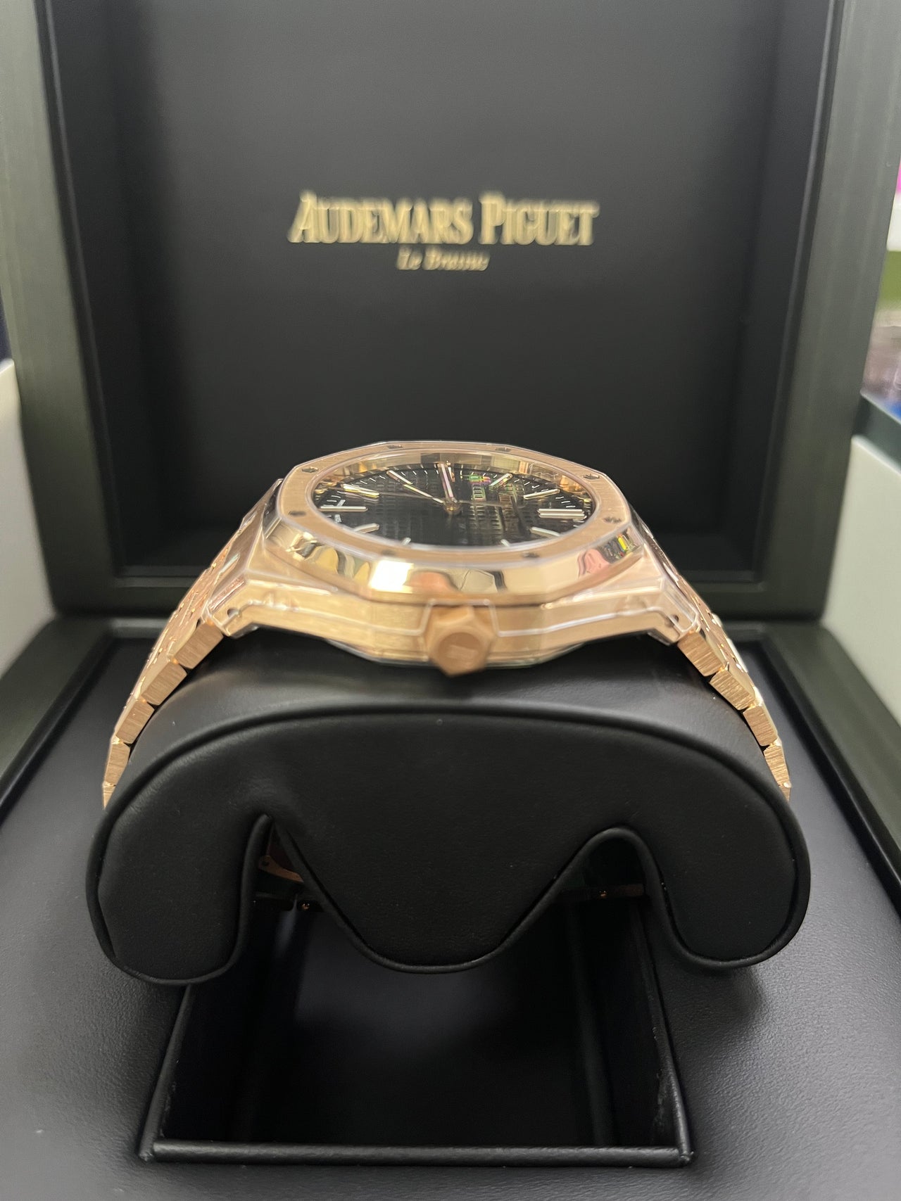 Royal Oak Selfwinding 41 Rose Gold Black Dial