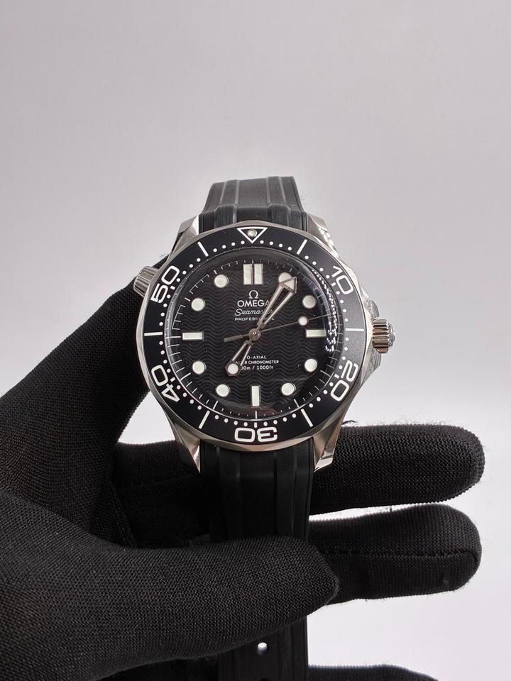 Seamaster Diver 300M Black Dial Rubber