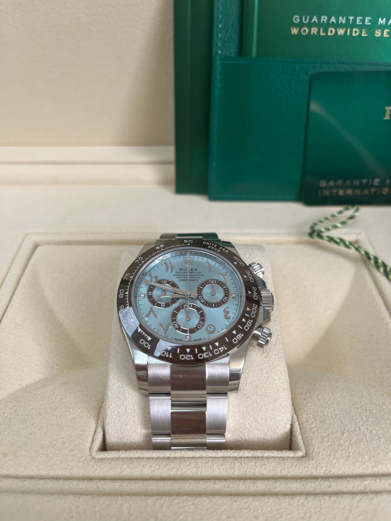 Cosmograph Daytona Platinum Arabic Dial