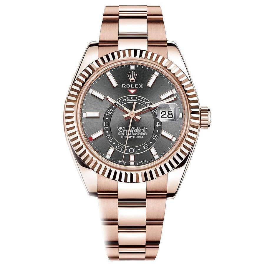 Sky-Dweller Everose Dark Rhodium Dial Oyster