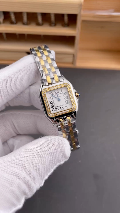 Panthere de Cartier Small Two-Tone Diamond