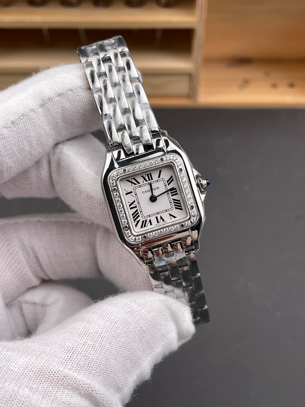 Panthere de Cartier Small Diamond Bezel