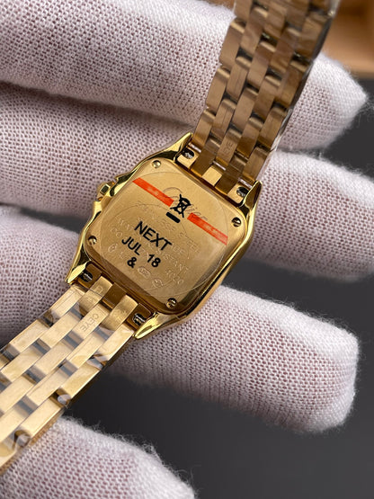 Panthere de Cartier Small Gold Diamond Bezel