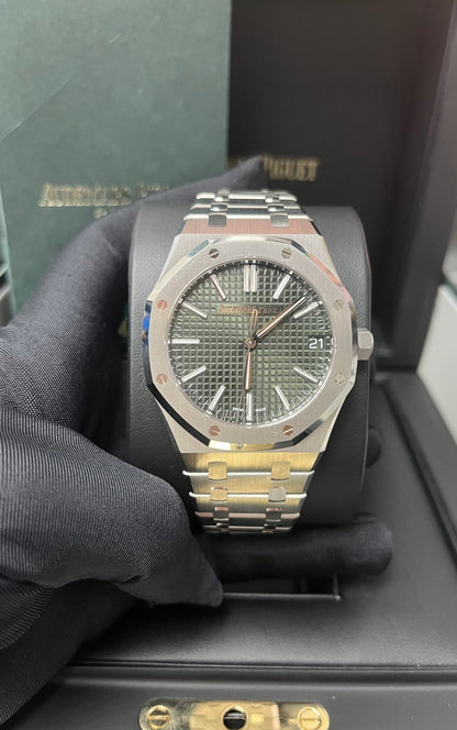 Royal Oak Selfwinding 41 '50th Anniversary' Green Dial Steel