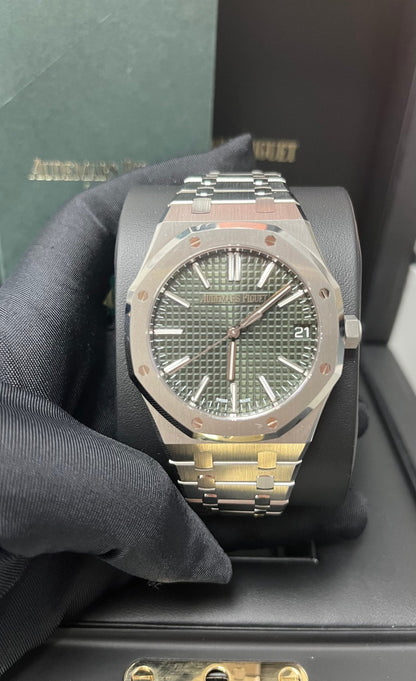 Royal Oak Selfwinding 41 '50th Anniversary' Green Dial Steel