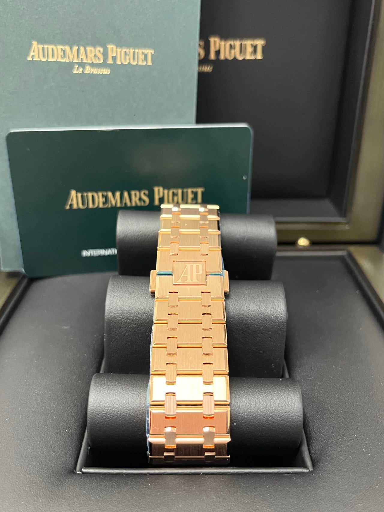 Royal Oak Chronograph 41 Rose Gold Green Dial