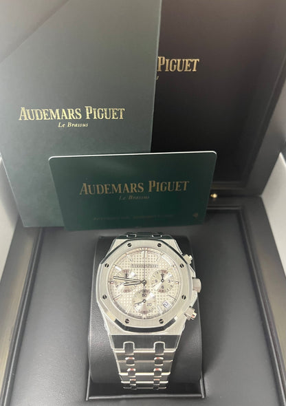 Royal Oak Chronograph 41 Steel White Dial