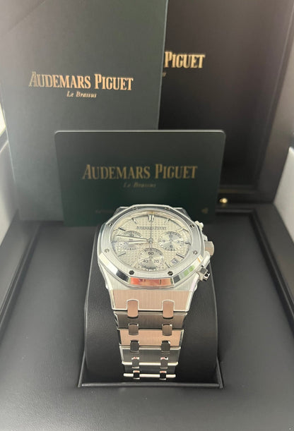 Royal Oak Chronograph 41 Steel White Dial