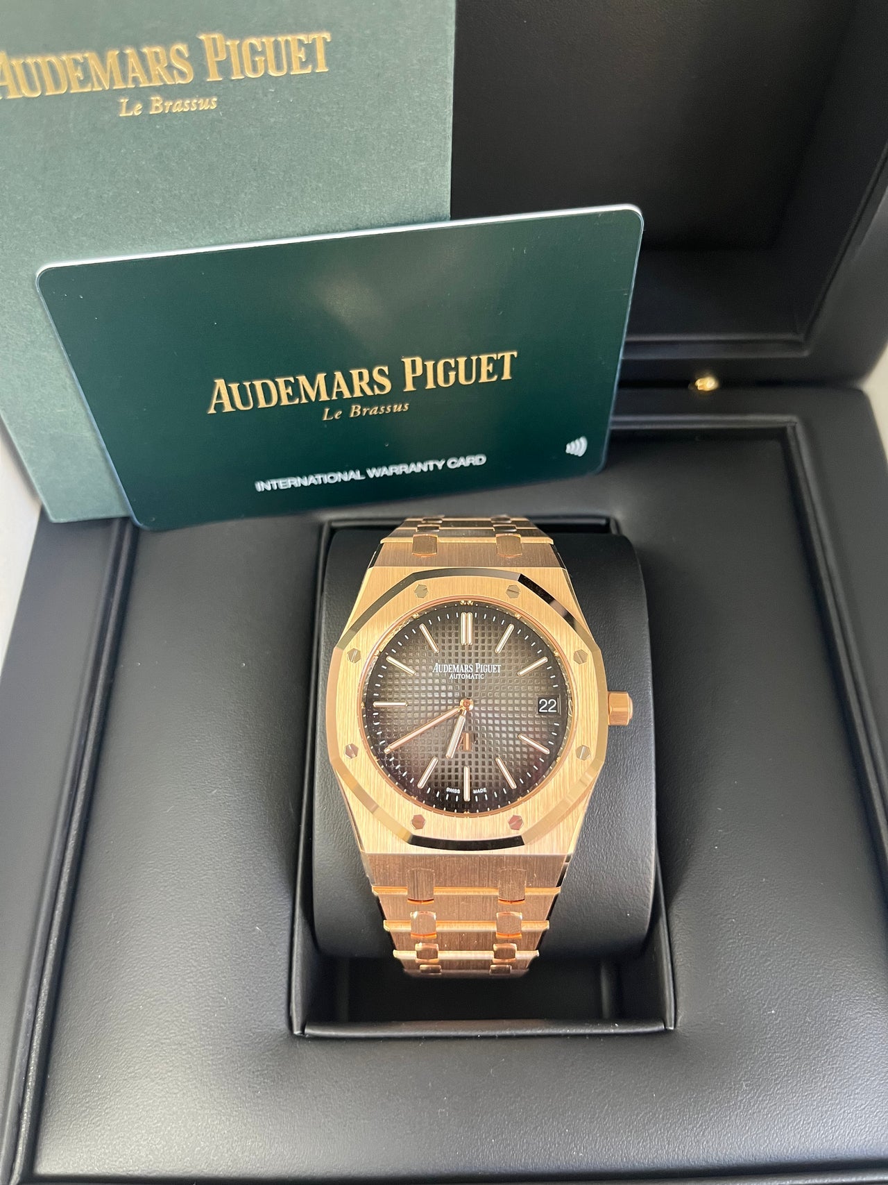 Royal Oak Jumbo Extra-Thin 39 Rose Gold