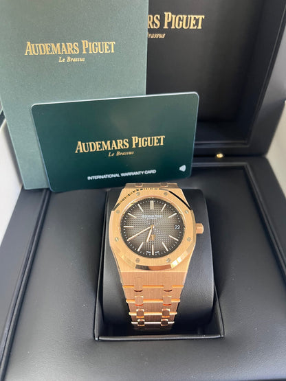 Royal Oak Jumbo Extra-Thin 39 Rose Gold
