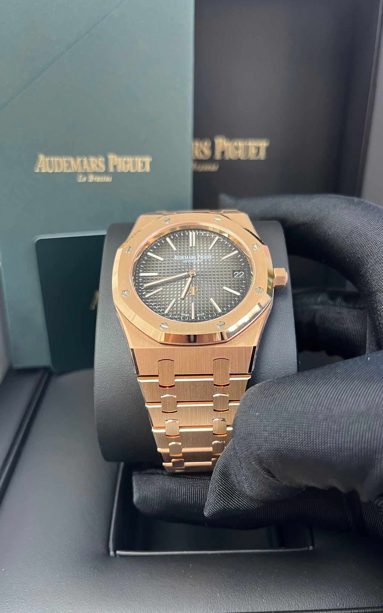 Royal Oak Jumbo Extra-Thin 39 Rose Gold