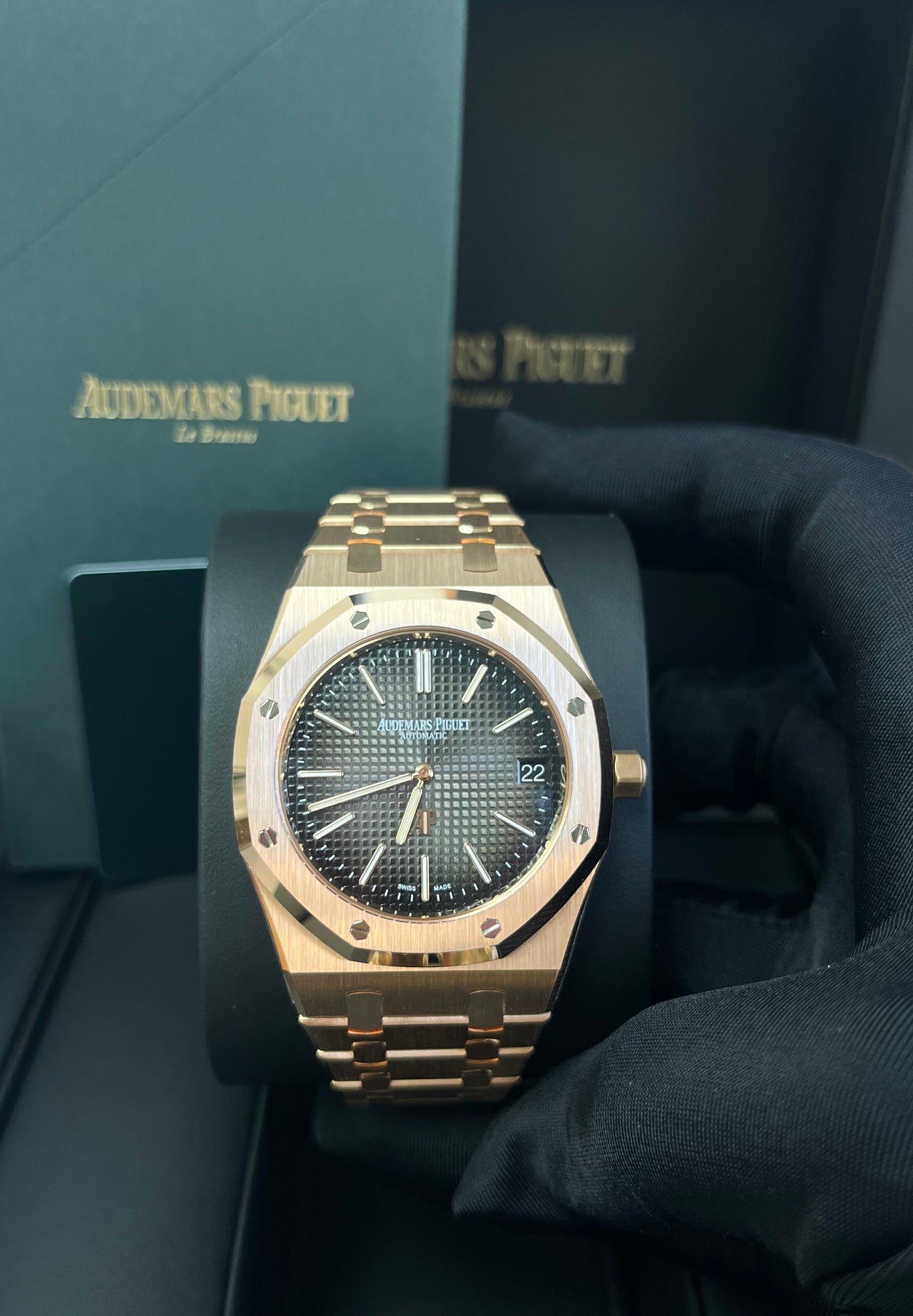 Royal Oak Jumbo Extra-Thin 39 Rose Gold