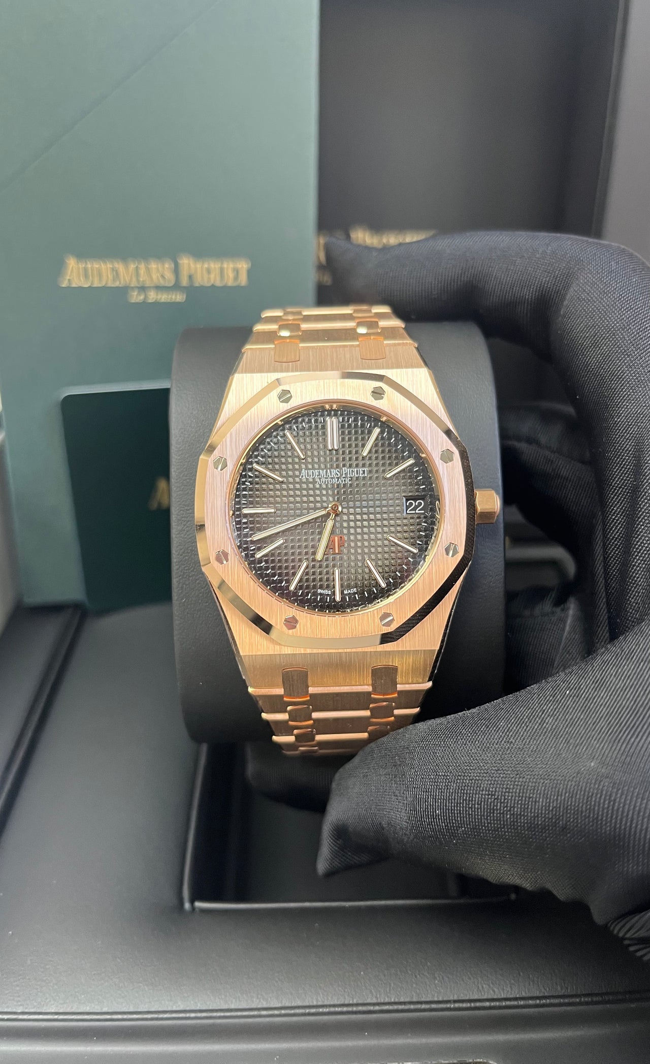 Royal Oak Jumbo Extra-Thin 39 Rose Gold