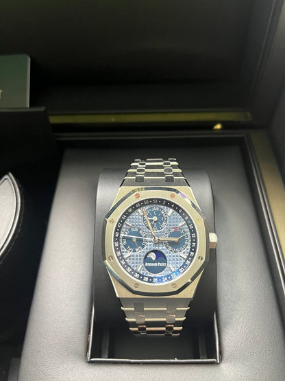 Royal Oak Perpetual Calendar 41 Steel Blue Dial