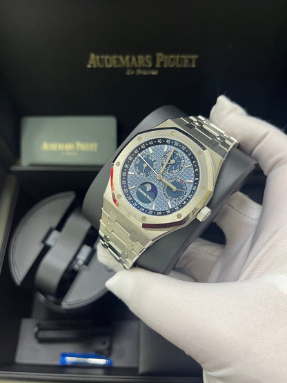 Royal Oak Perpetual Calendar 41 Steel Blue Dial