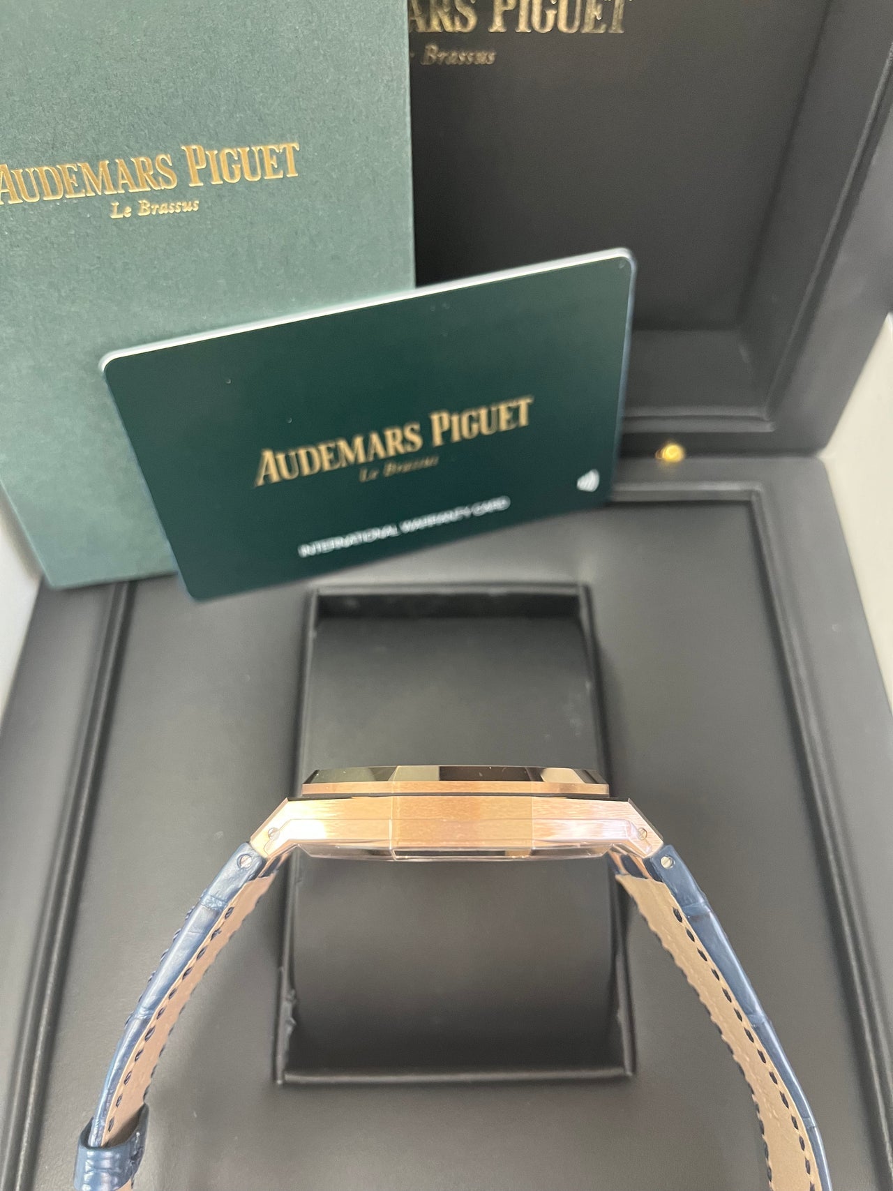 Royal Oak Selfwinding 41 '50th Anniversary' Rose Gold Blue Dial Strap