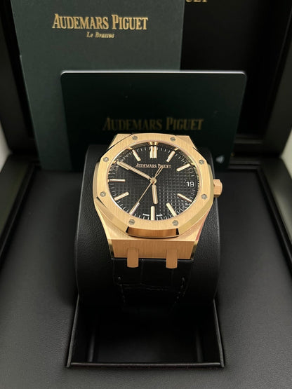 Royal Oak Selfwinding 41 '50th Anniversary' Rose Gold Strap