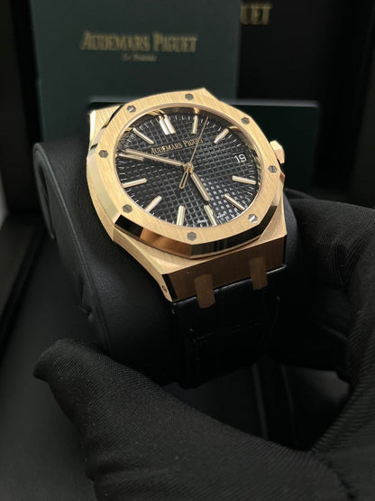 Royal Oak Selfwinding 41 '50th Anniversary' Rose Gold Strap
