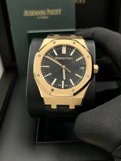 Royal Oak Selfwinding 41 '50th Anniversary' Rose Gold Strap
