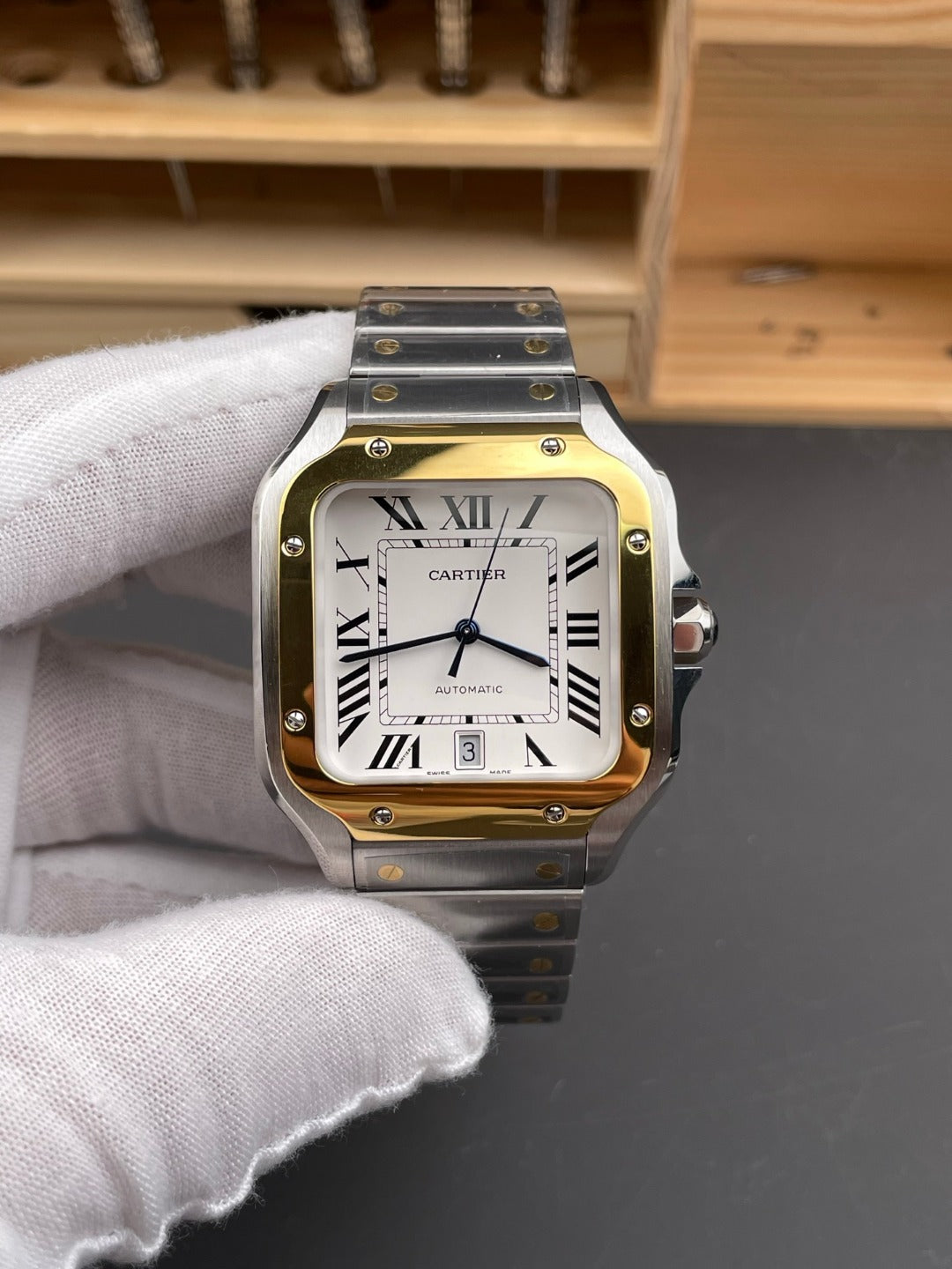 Santos de Cartier Large Two-Tone