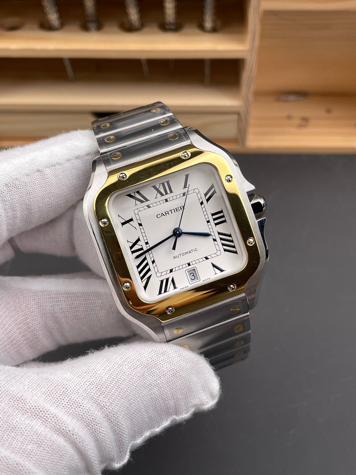 Santos de Cartier Large Two-Tone