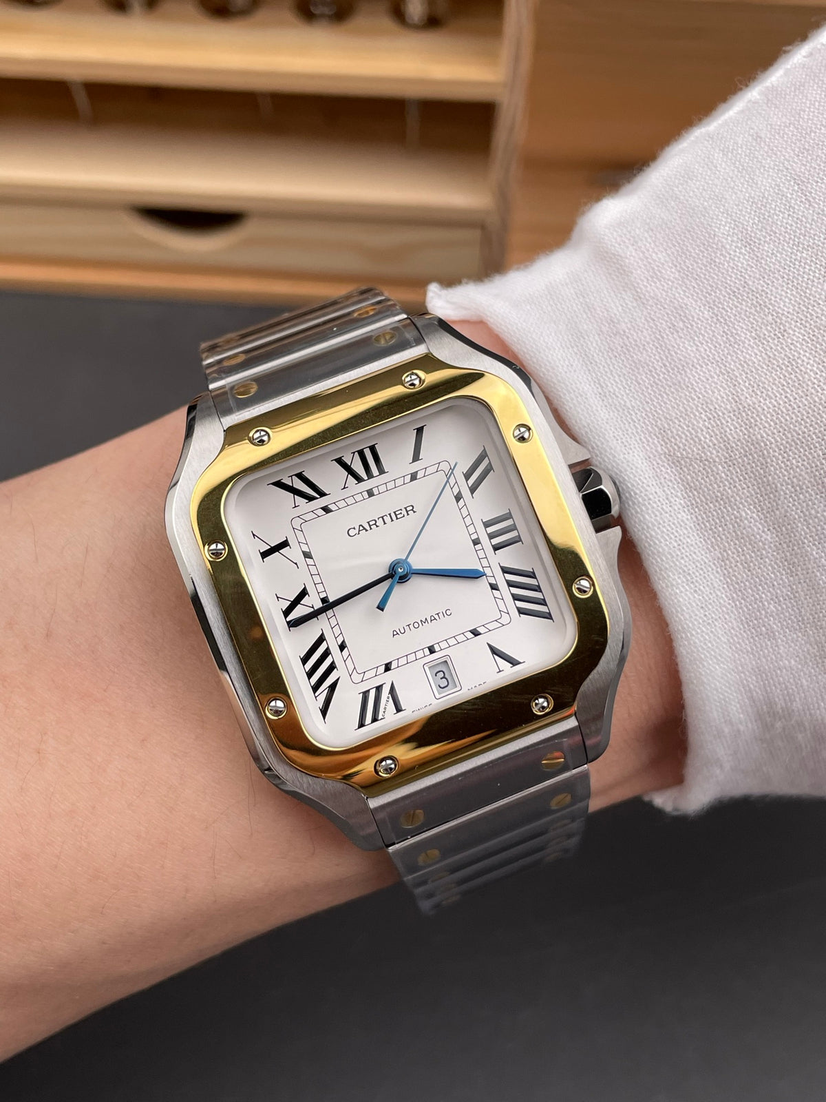 Santos de Cartier Large Two-Tone