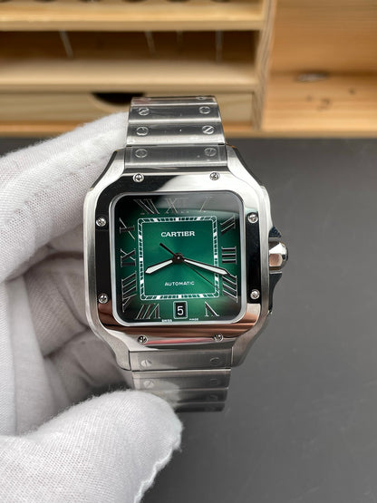 Santos de Cartier Large Green Dial