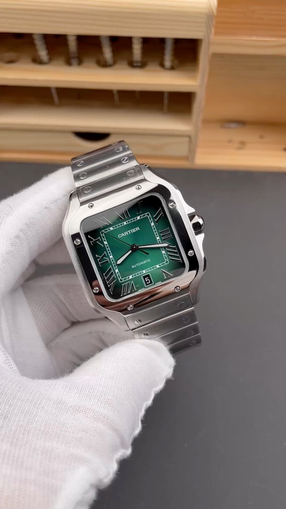 Santos de Cartier Large Green Dial