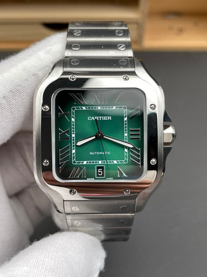 Santos de Cartier Large Green Dial