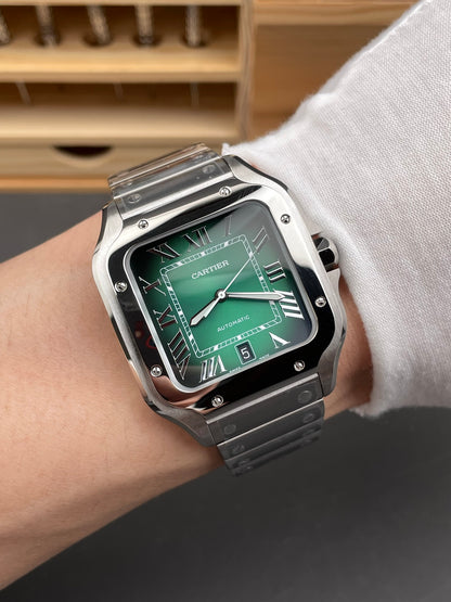 Santos de Cartier Large Green Dial