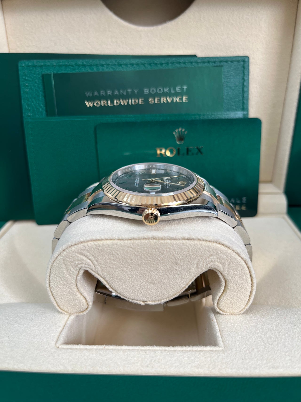Datejust 41 'Wimbledon' Yellow Gold Oyster