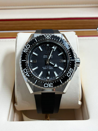 Seamaster Planet Ocean 600M Black Dial Rubber