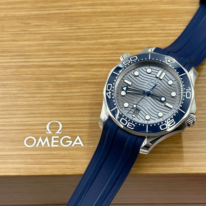 Seamaster Diver 300M Grey Dial Blue Strap