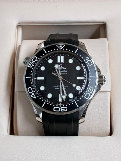 Seamaster Diver 300M Black Dial Rubber