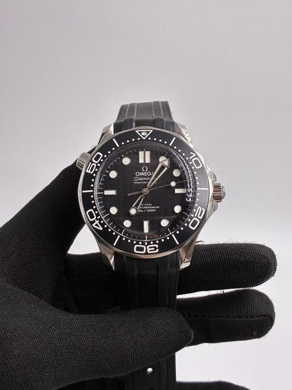 Seamaster Diver 300M Black Dial Rubber