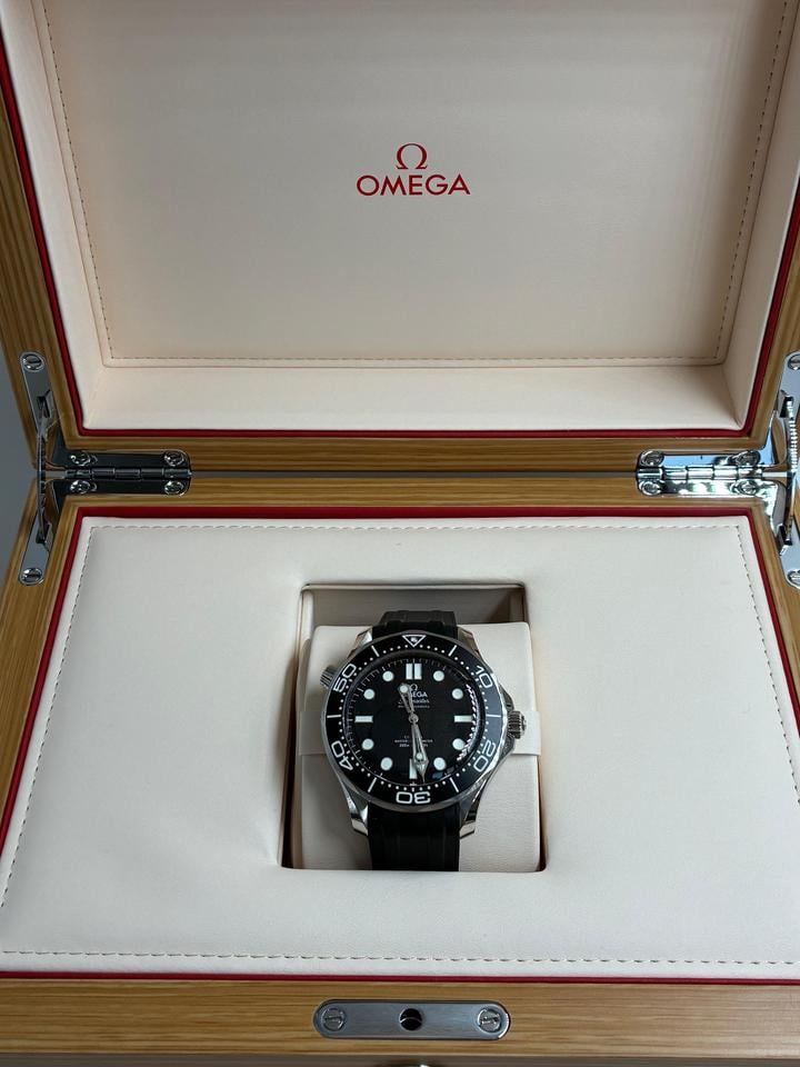 Seamaster Diver 300M Black Dial Rubber