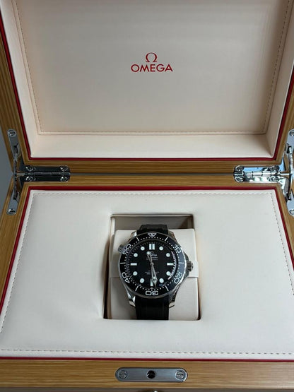 Seamaster Diver 300M Black Dial Rubber