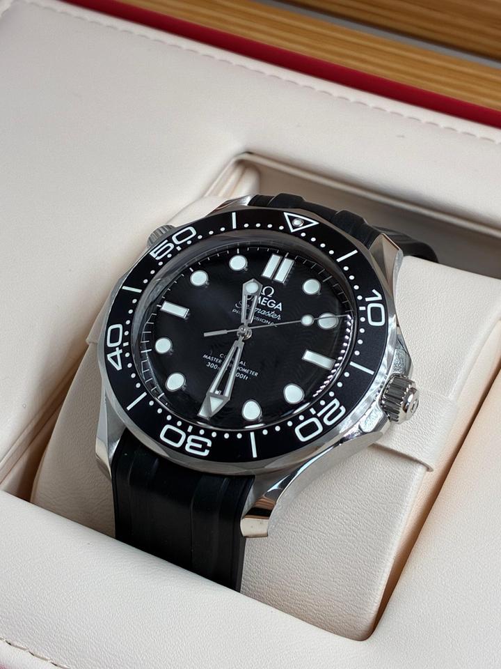 Seamaster Diver 300M Black Dial Rubber