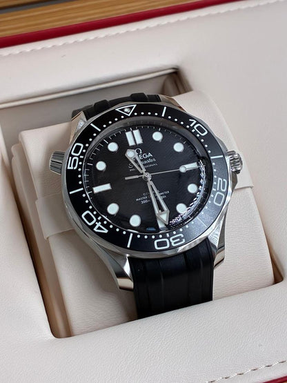 Seamaster Diver 300M Black Dial Rubber