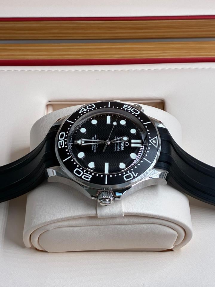 Seamaster Diver 300M Black Dial Rubber