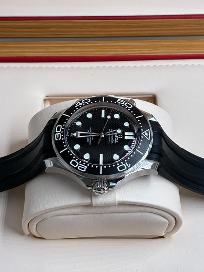 Seamaster Diver 300M Black Dial Rubber