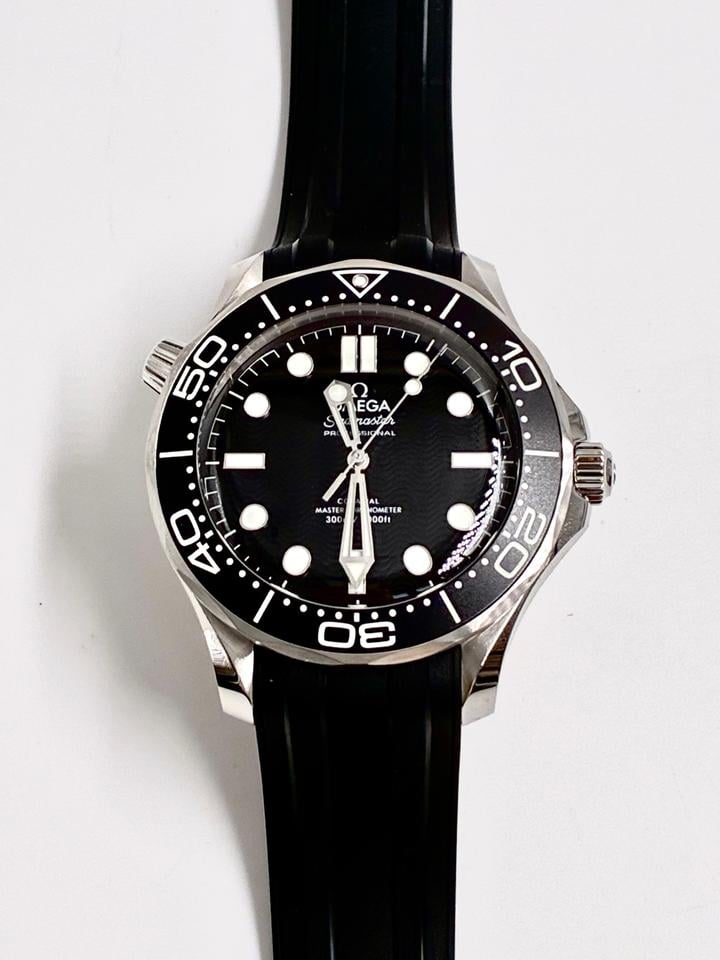 Seamaster Diver 300M Black Dial Rubber
