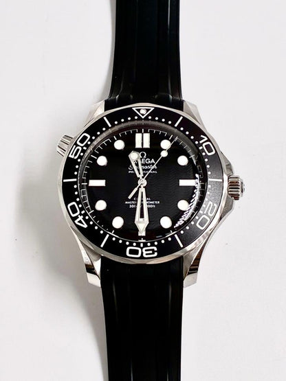 Seamaster Diver 300M Black Dial Rubber