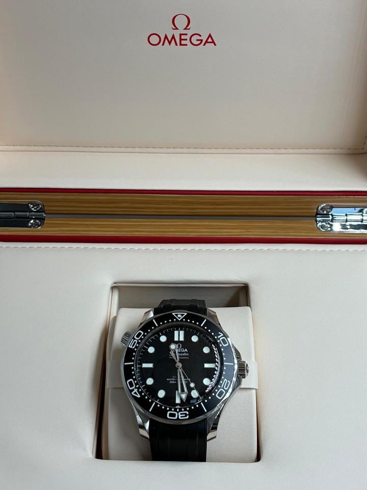 Seamaster Diver 300M Black Dial Rubber