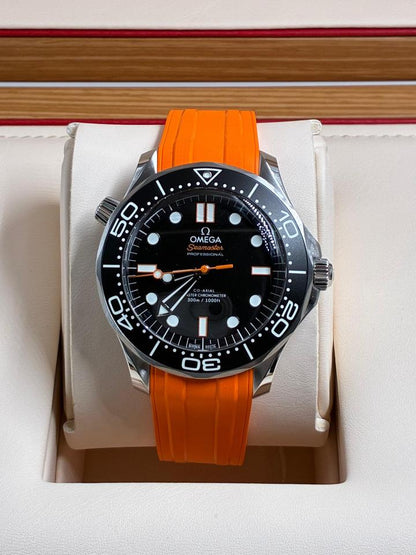 Seamaster Diver 300M Orange Strap