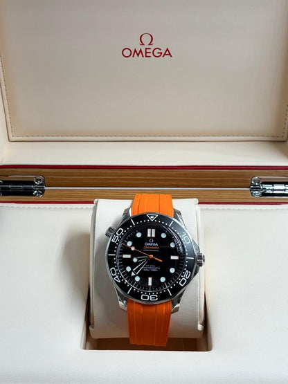 Seamaster Diver 300M Orange Strap