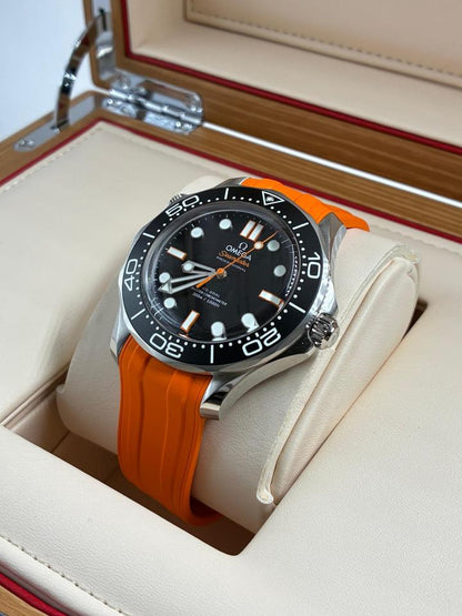Seamaster Diver 300M Orange Strap
