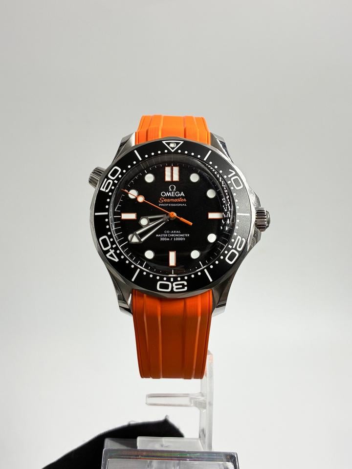 Seamaster Diver 300M Orange Strap