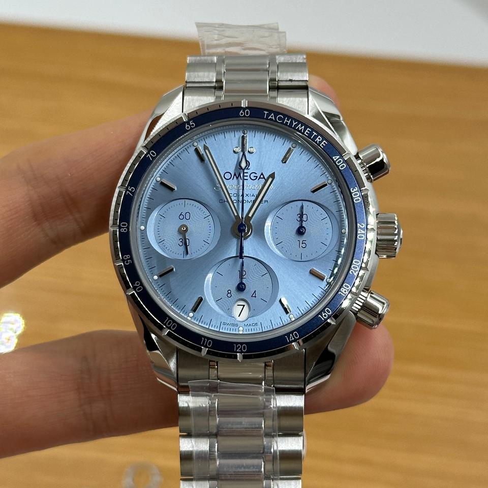 Speedmaster 38 Blue Dial